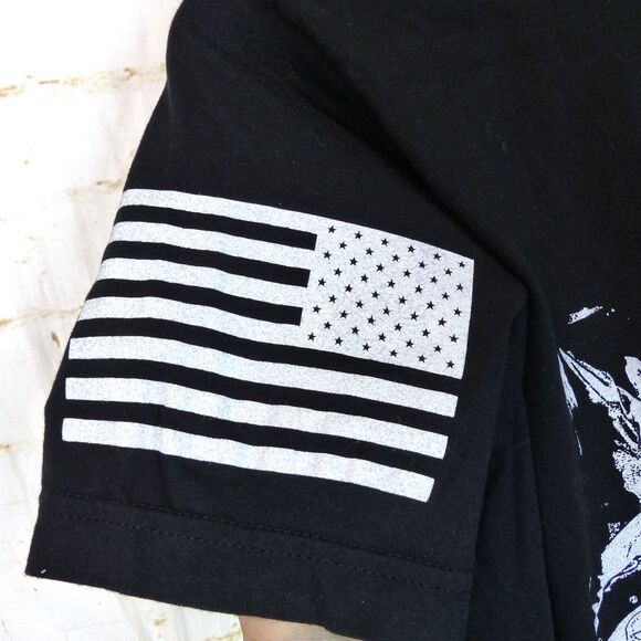 Grunt Style T-Shirt Mens M Black USA Straight Outta Colonies Graphic Patriotic - Picture 7 of 9